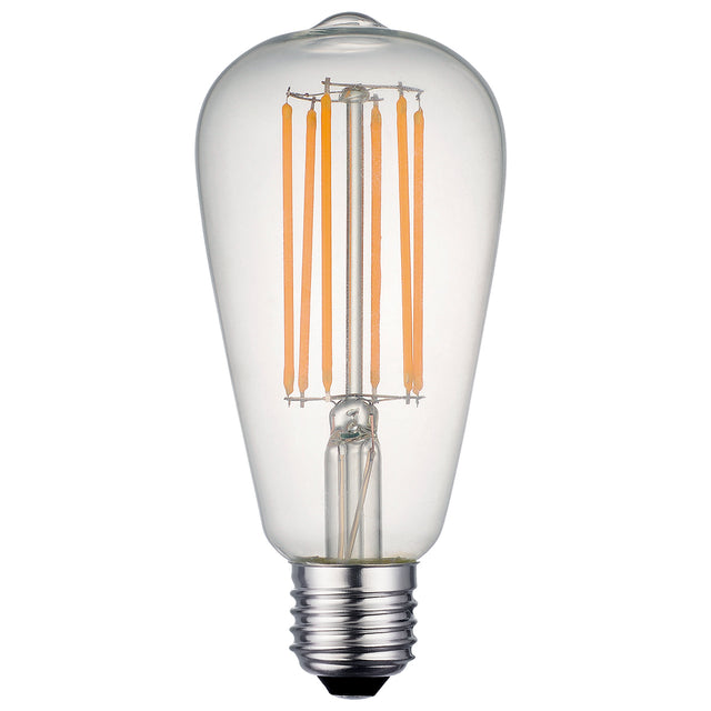 IND E27 LED FILAM RUSTIC LAMP 7W 750LM DIM CLEAR