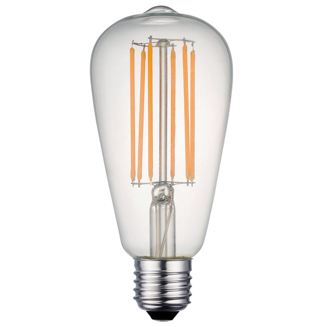 IND E27 LED FILAM RUSTIC LAMP 7W 750LM DIM CLEAR