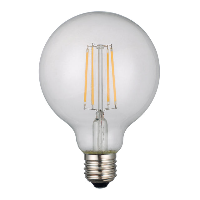 IND E27 LED DIMM MED GLOBE LAMP 6W 700LM CLEAR