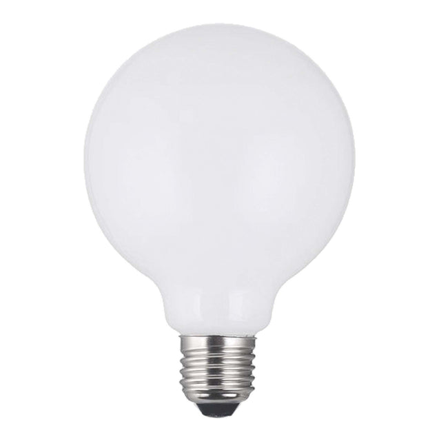 IND E27 LED DIM MED GLOBE LAMP 6W 700LM OPAL