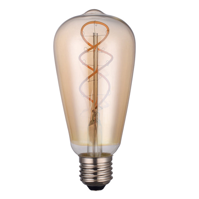 E27 LED DIM VINT RUSTIKA LOOP 4W 160LM 1800K G