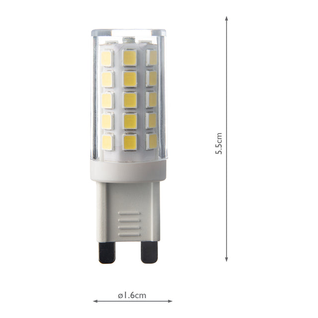 G9 LED LAMP 3.5W 400LM 5000K CLEAR
