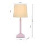 Joules Buscot Table Lamp Scallop Shade Pink
