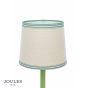 Joules Buscot Table Lamp Stripe Shade Green