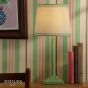 Joules Buscot Table Lamp Stripe Shade Green