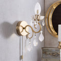 Crystal Ip44 Bathroom Wall Light