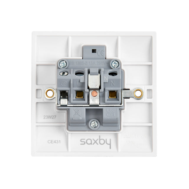 13A 1G Unswitched Socket