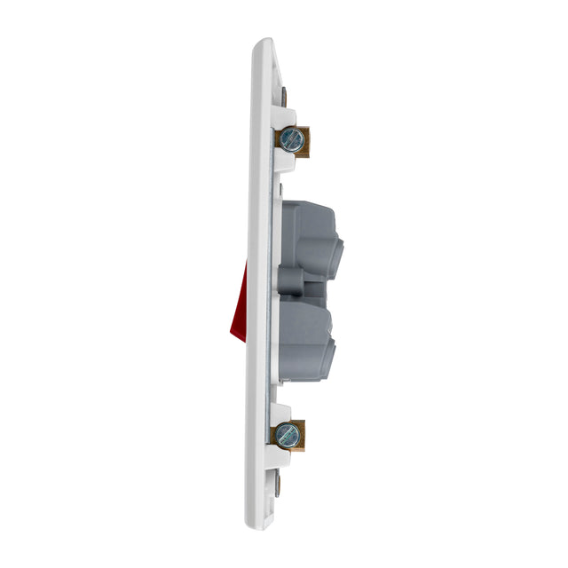 45A Large Plate DP Switch with Neon