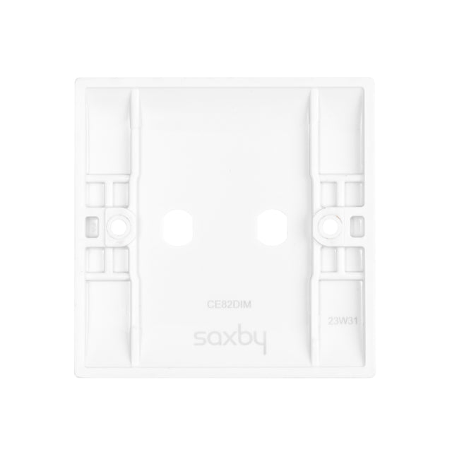 2G Dimmer Plate With Dimmer Caps