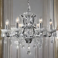 Polished Chrome Toledo Crystal Chandelier