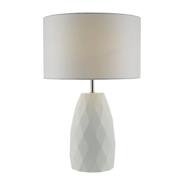 Ciara Table Lamp White With Shade