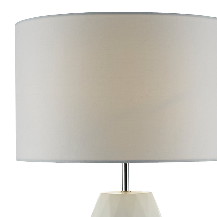 Ciara Table Lamp White With Shade