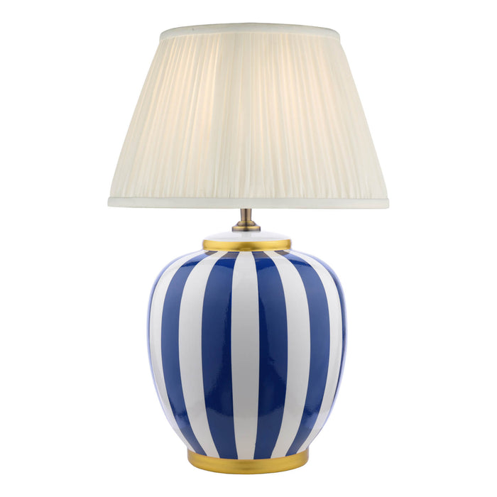 Circus Ceramic Table Lamp Blue & White Base Only