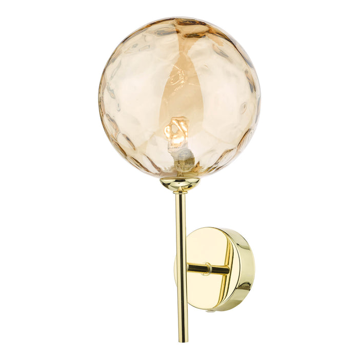 Cohen Wall Light Polished Gold Champagne Glass