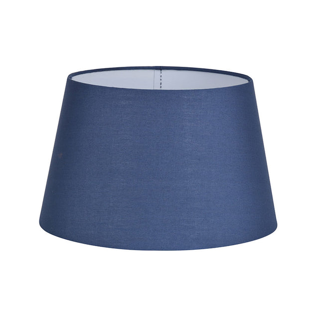 Navy Cotton Drum Shade