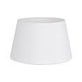 White Linen Drum Shade