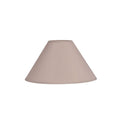 Taupe Plain Linen Coolie Shade