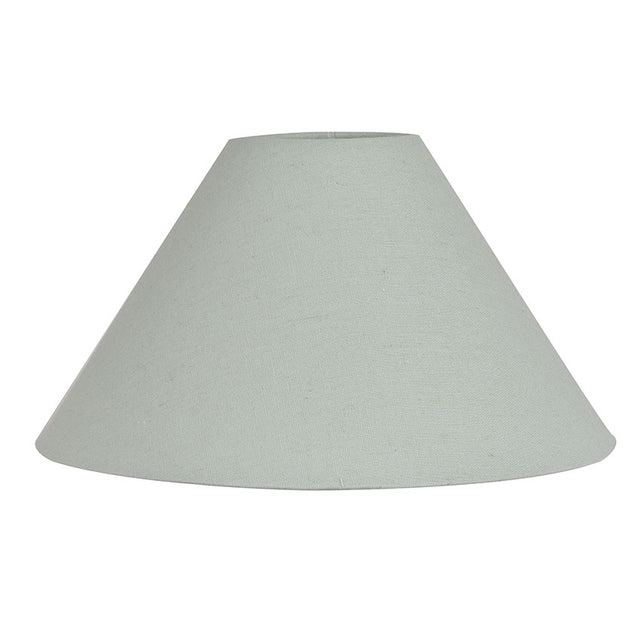 Green Plain Linen Coolie Shade