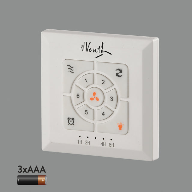 Wall control with batteries Ceiling fan