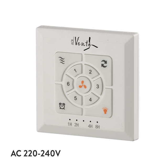 Wall control with electric power Ceiling fan