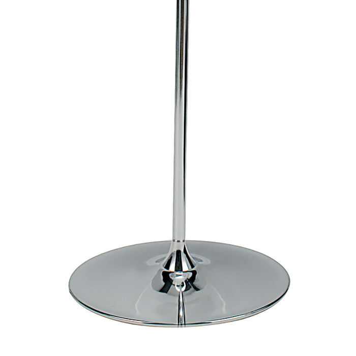 Delta Floor Lamp Polished Chrome With Shade