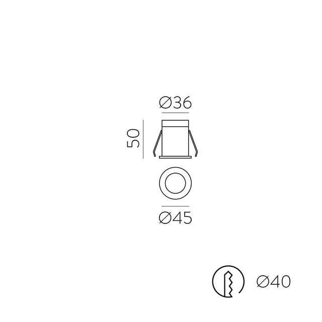 Dot Recessed
