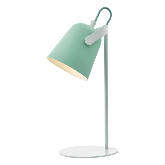 Effie Table Lamp Pale Green and White