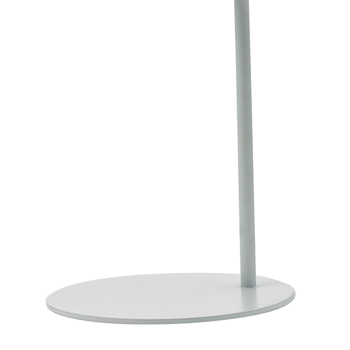 Effie Table Lamp Soft Matt Grey and White