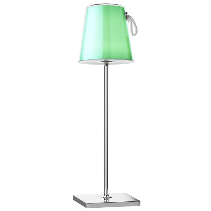 Egor Table Lamp Polished Chrome and Colour Changing LED
