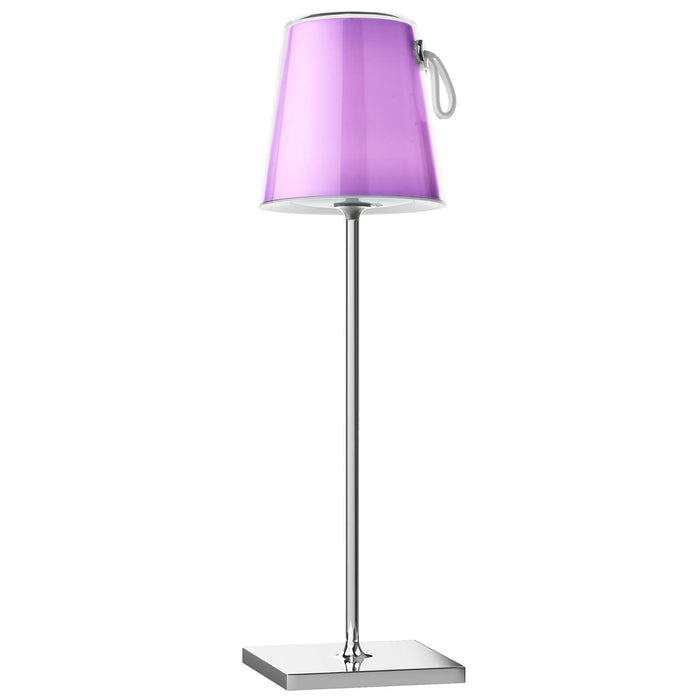 Egor Table Lamp Polished Chrome and Colour Changing LED