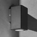 Polycarbonate Corrosion Proof Outdoor Wall Light - Black Finish