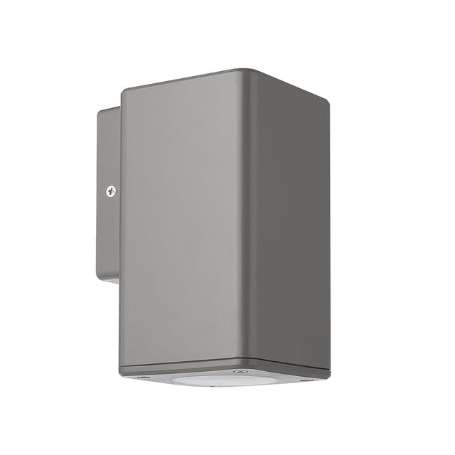 POLYCARBONATE CORROSION PROOF OUTDOOR WALL LIGHT - GREY FINISH