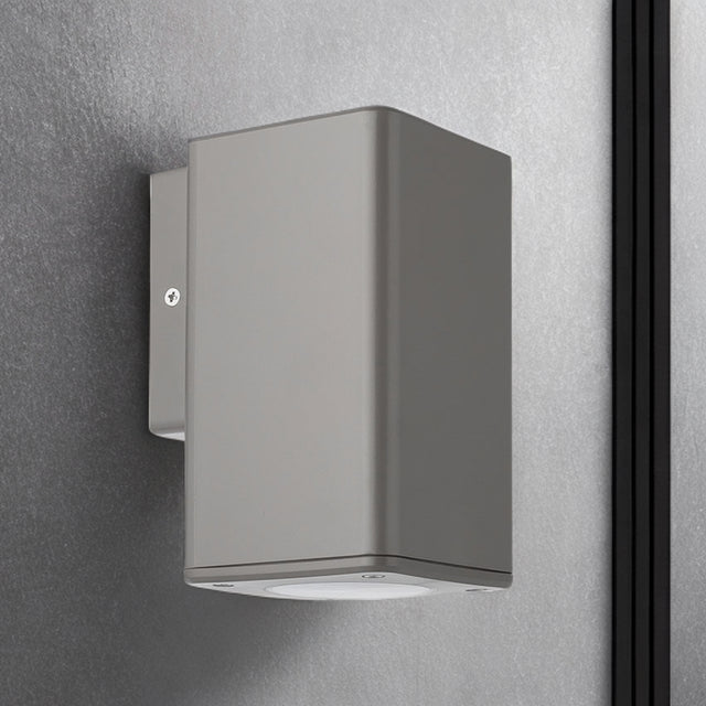 Polycarbonate Corrosion Proof Outdoor Wall Light - Grey Finish