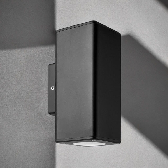 Polycarbonate Corrosion Proof Outdoor Wall Light - Black Finish