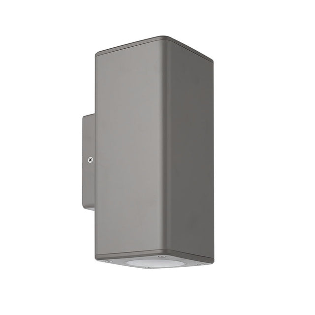 POLYCARBONATE CORROSION PROOF OUTDOOR WALL LIGHT - GREY FINISH