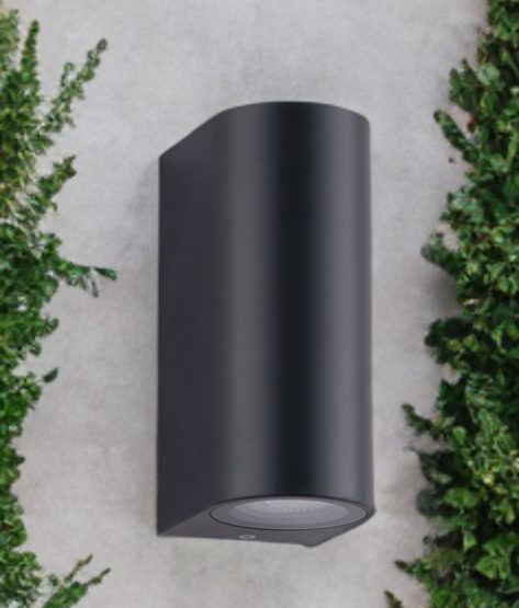 Dark Grey Polycarbonate Corrosion Proof Led Outdoor Wall Light