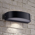 Black Polycarbonate Corrosion Proof Led Outdoor Wall Light