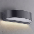 Dark Grey Polycarbonate Corrosion Proof Led Outdoor Wall Light