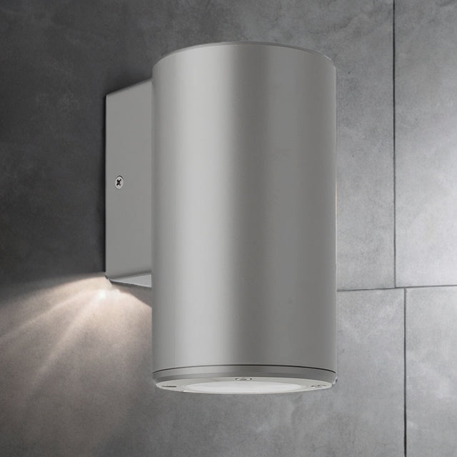 Polycarbonate Corrosion Proof Outdoor Wall Light - Grey Finish