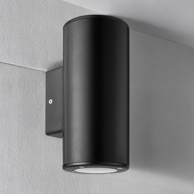 Polycarbonate Corrosion Proof Outdoor Wall Light - Black Finish