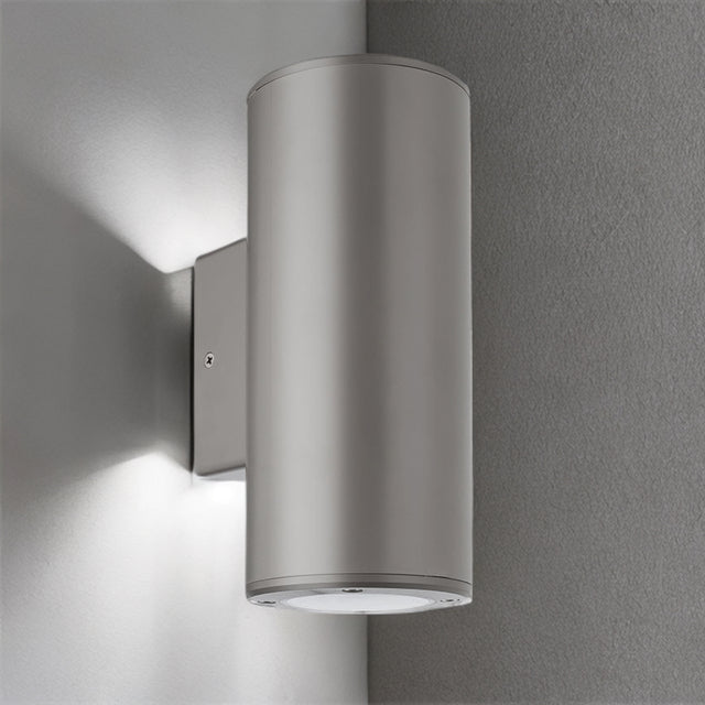 Polycarbonate Corrosion Proof Outdoor Wall Light - Grey Finish
