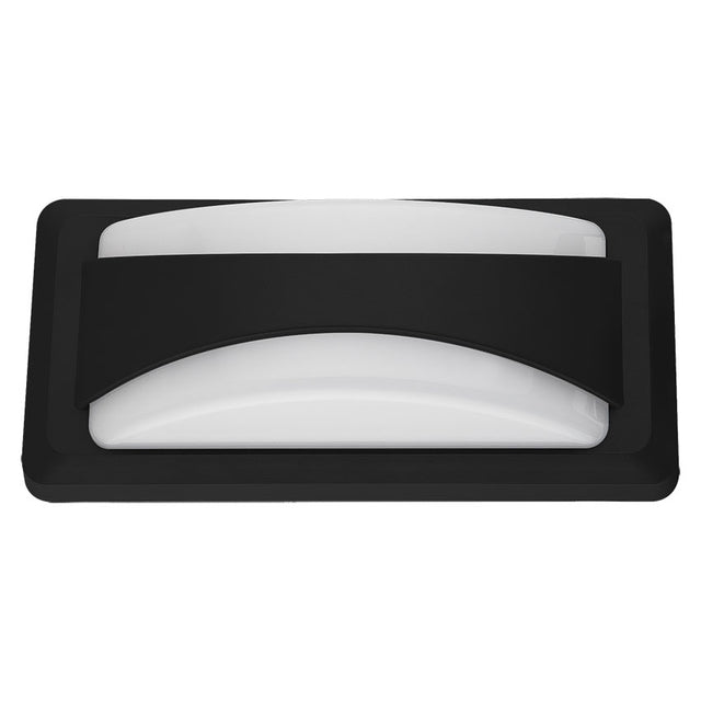 Black Polycarbonate Corrosion Proof Led Outdoor Wall Light