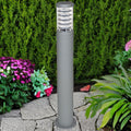 Grey Aluminium &Amp; Acrylic Alta Bollard