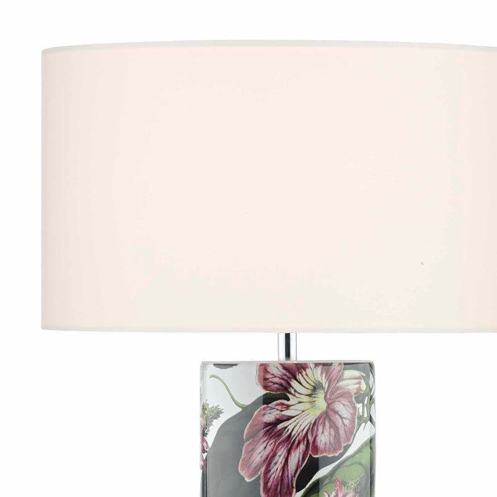 Elana Table Lamp Tropical Print Ceramic Base Only