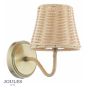 Joules Elcot Rechargeable Wall Light Natural Rattan