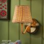 Joules Elcot Rechargeable Wall Light Natural Rattan