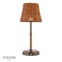 Joules Elcot Rechargeable Table Light Dark Rattan