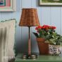 Joules Elcot Rechargeable Table Light Dark Rattan