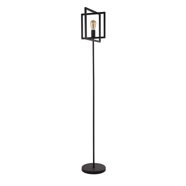 Plaza Floor Lamp - Matt Black Metal