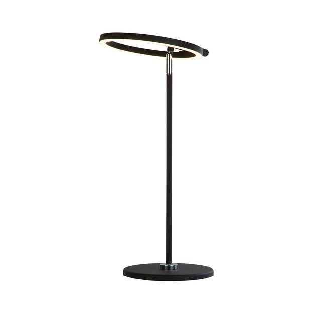 Space LED Table Lamp, Black Metal